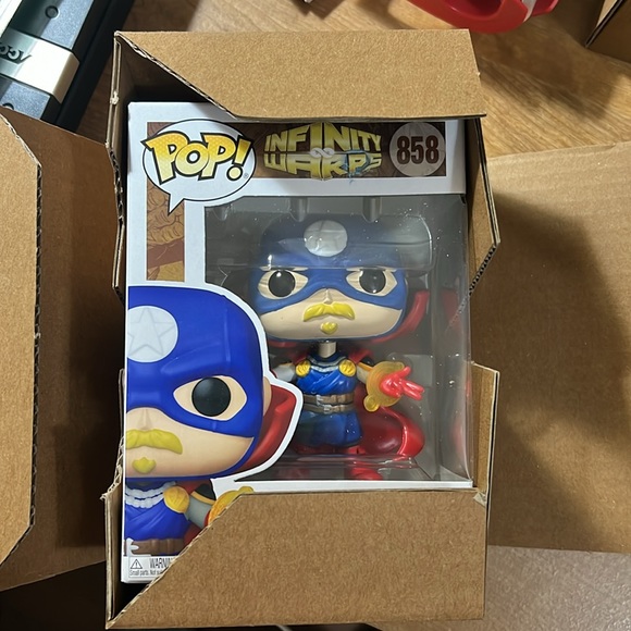 NEW IN BOX FunkoPop: Infinity Warps Soldier Supreme (858) - Picture 6 of 7